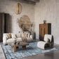 Belgravia Metallic Rug - Cobble Mocha