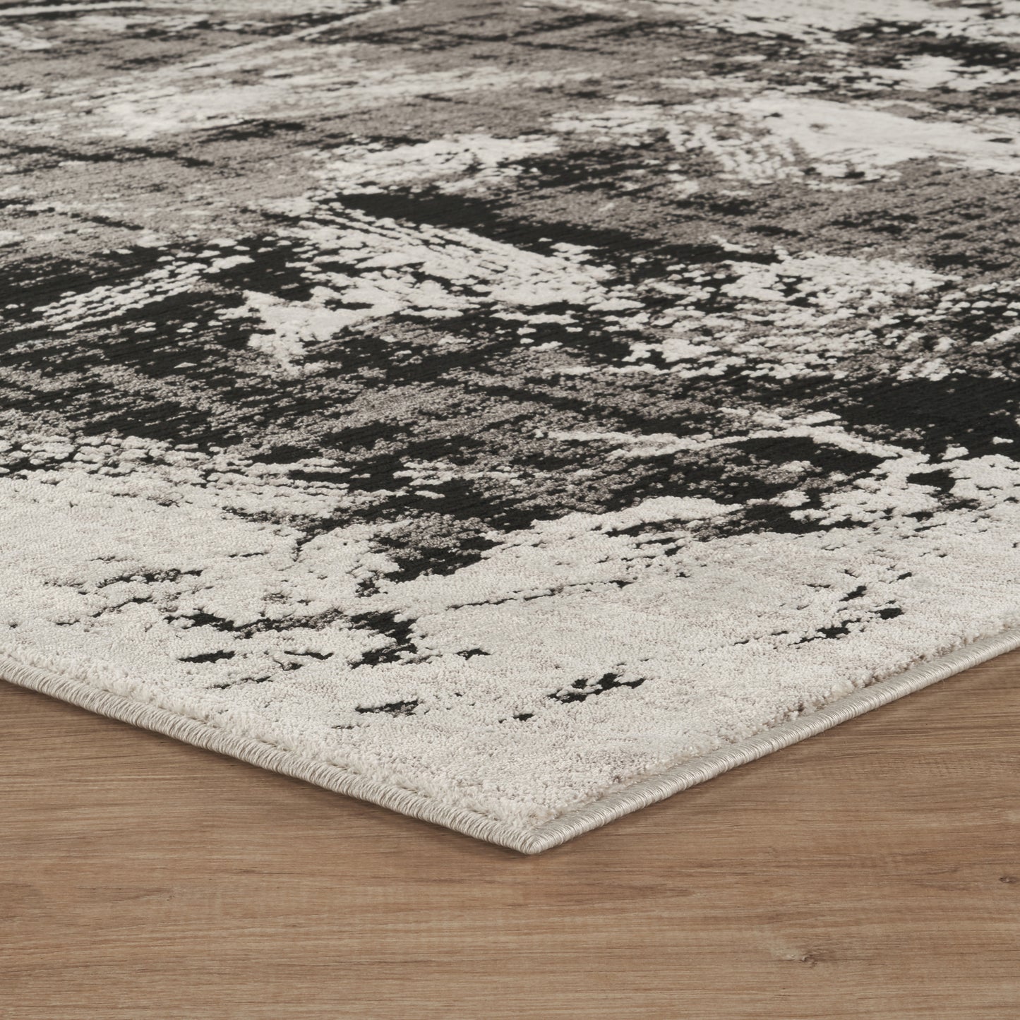 Mayfair Canvas metallic rug, styled view 5