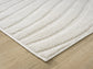 Aya Scandinavian Wave modern rug, styled view 4