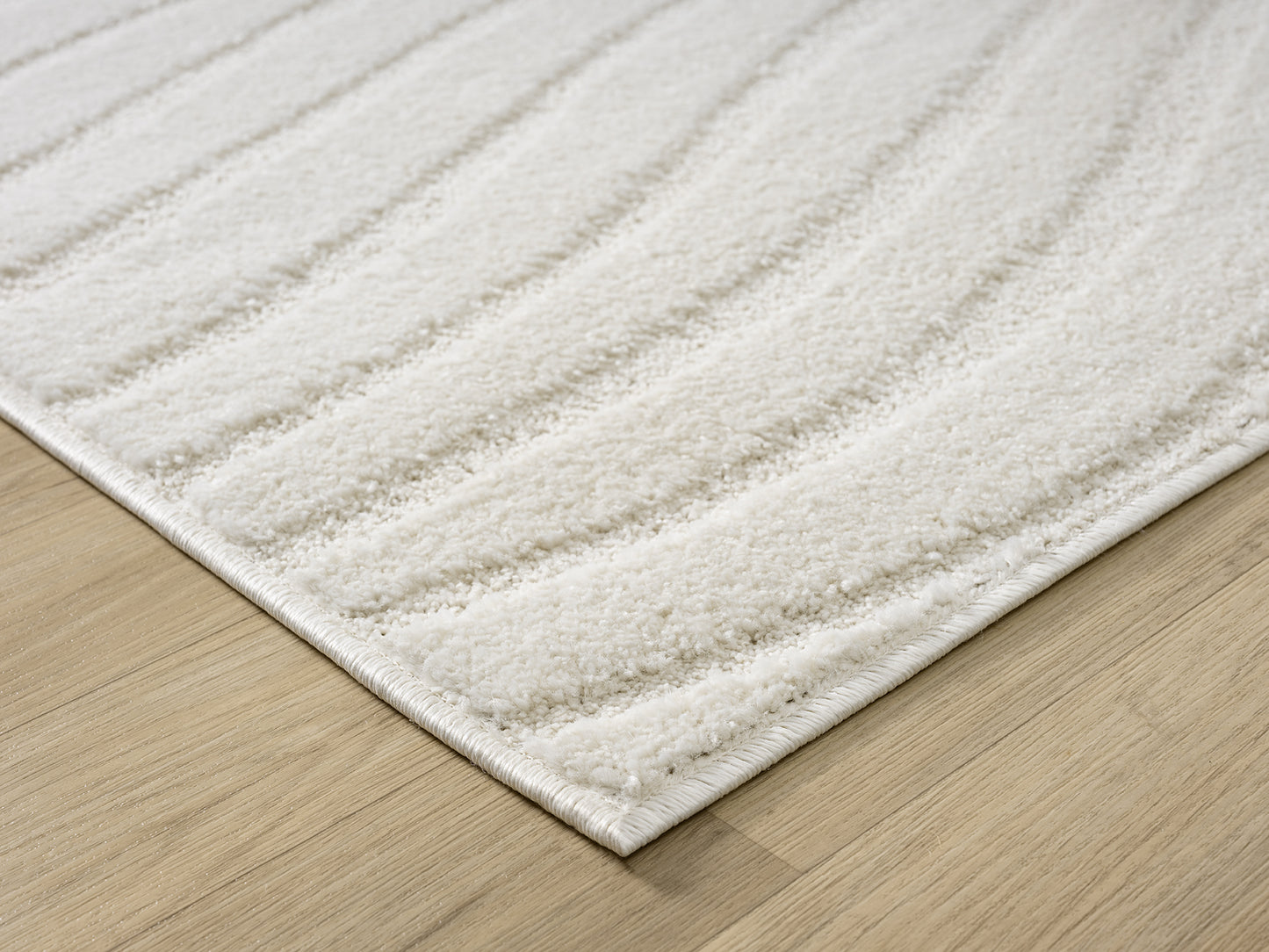 Aya Scandinavian Wave modern rug, styled view 4