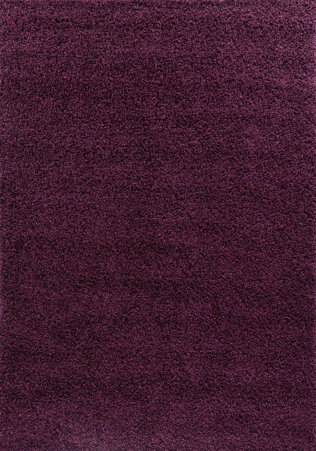 Violet Oxford shaggy rug, flat portrait view