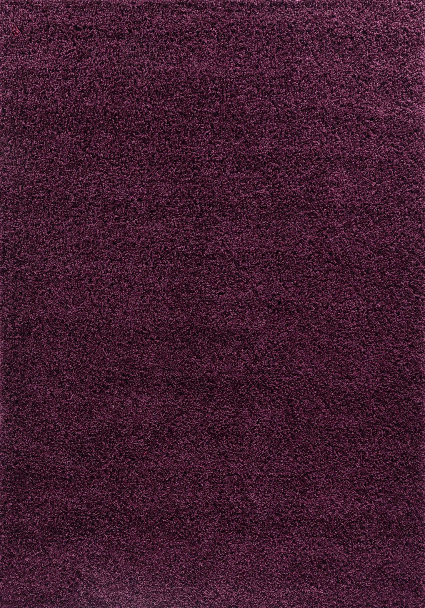 Violet Oxford shaggy rug, flat portrait view