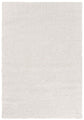 Cream Ainsley shaggy rug, flat portrait view
