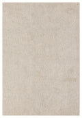 Beige Avior bobble rug, flat portrait view