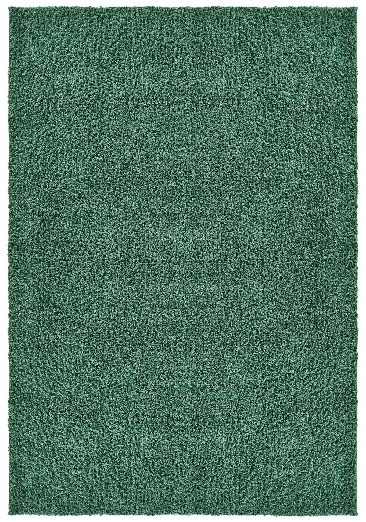 Emerald Green Ainsley shaggy rug, flat portrait view