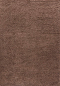 Dark Beige Oxford shaggy rug, flat portrait view