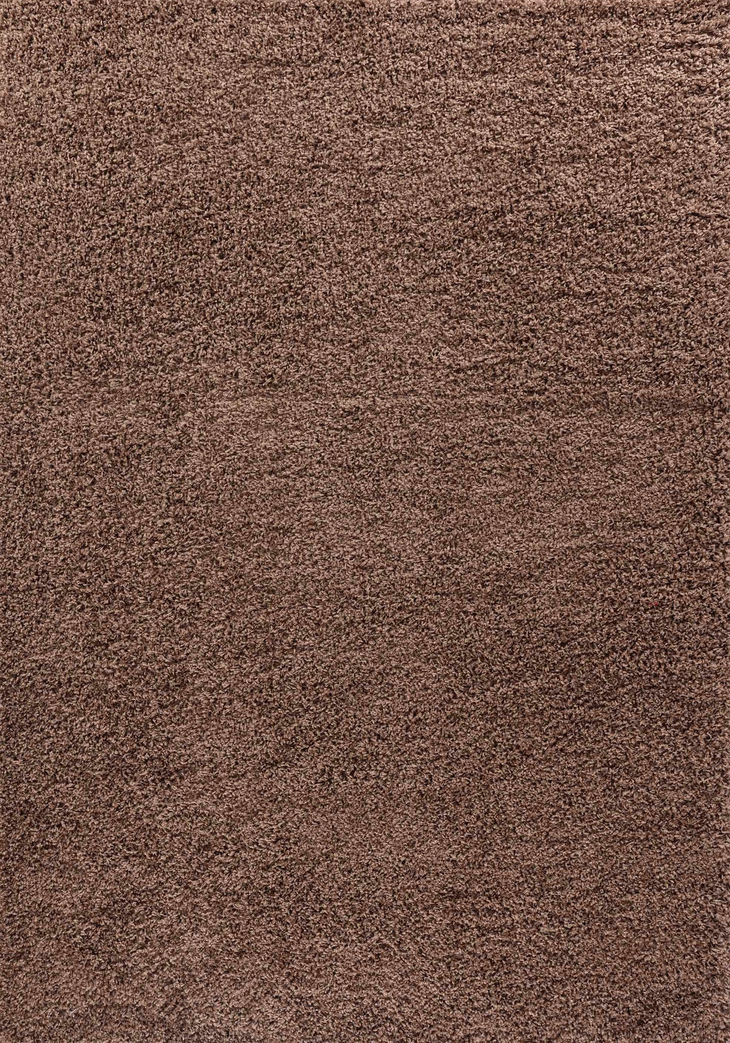 Dark Beige Oxford shaggy rug, flat portrait view