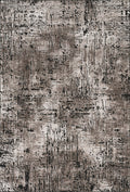 Mocha Belgravia Illusion metallic rug, flat portrait view
