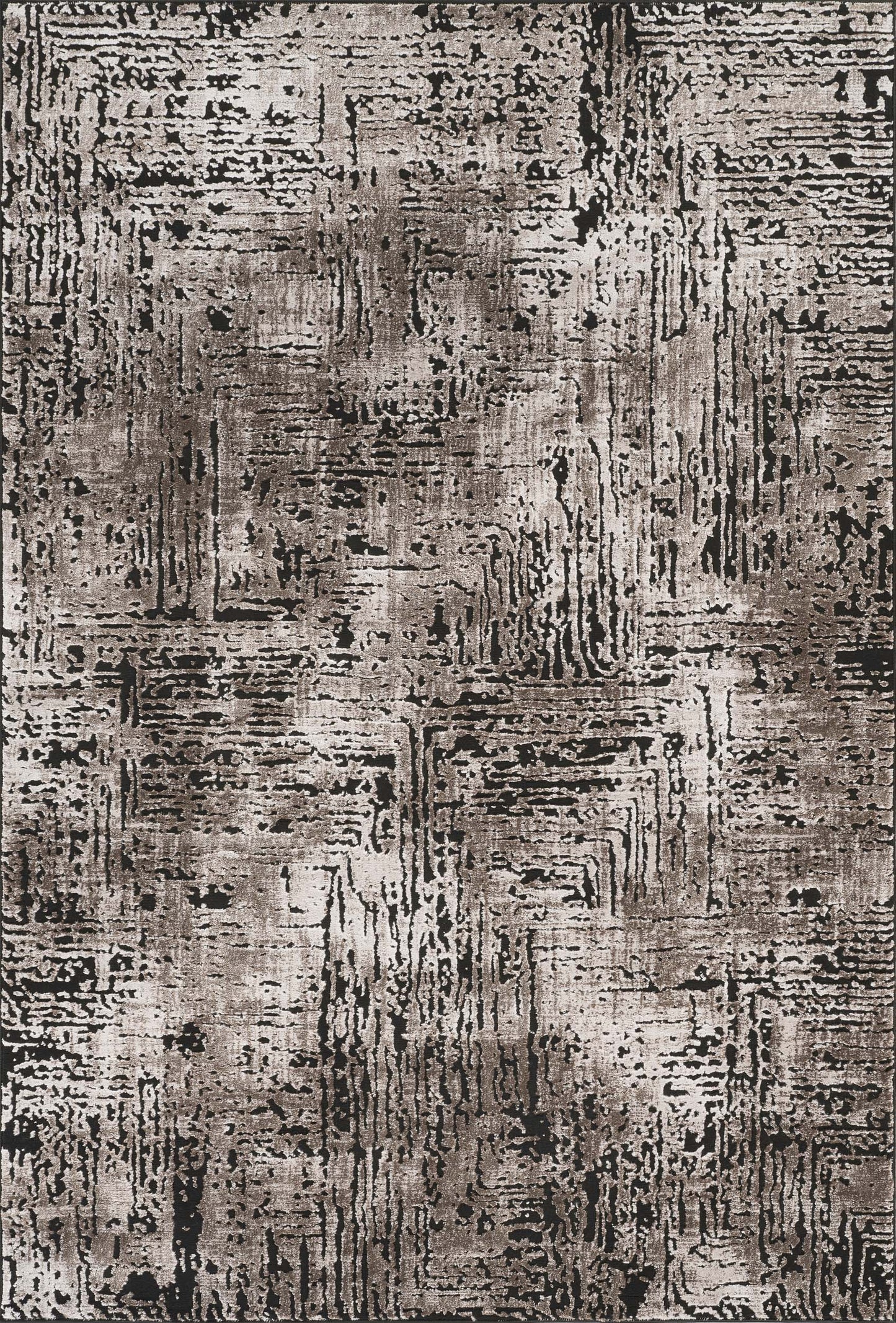 Mocha Belgravia Illusion metallic rug, flat portrait view