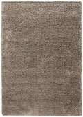 Light Beige Oxford shaggy rug, flat portrait view
