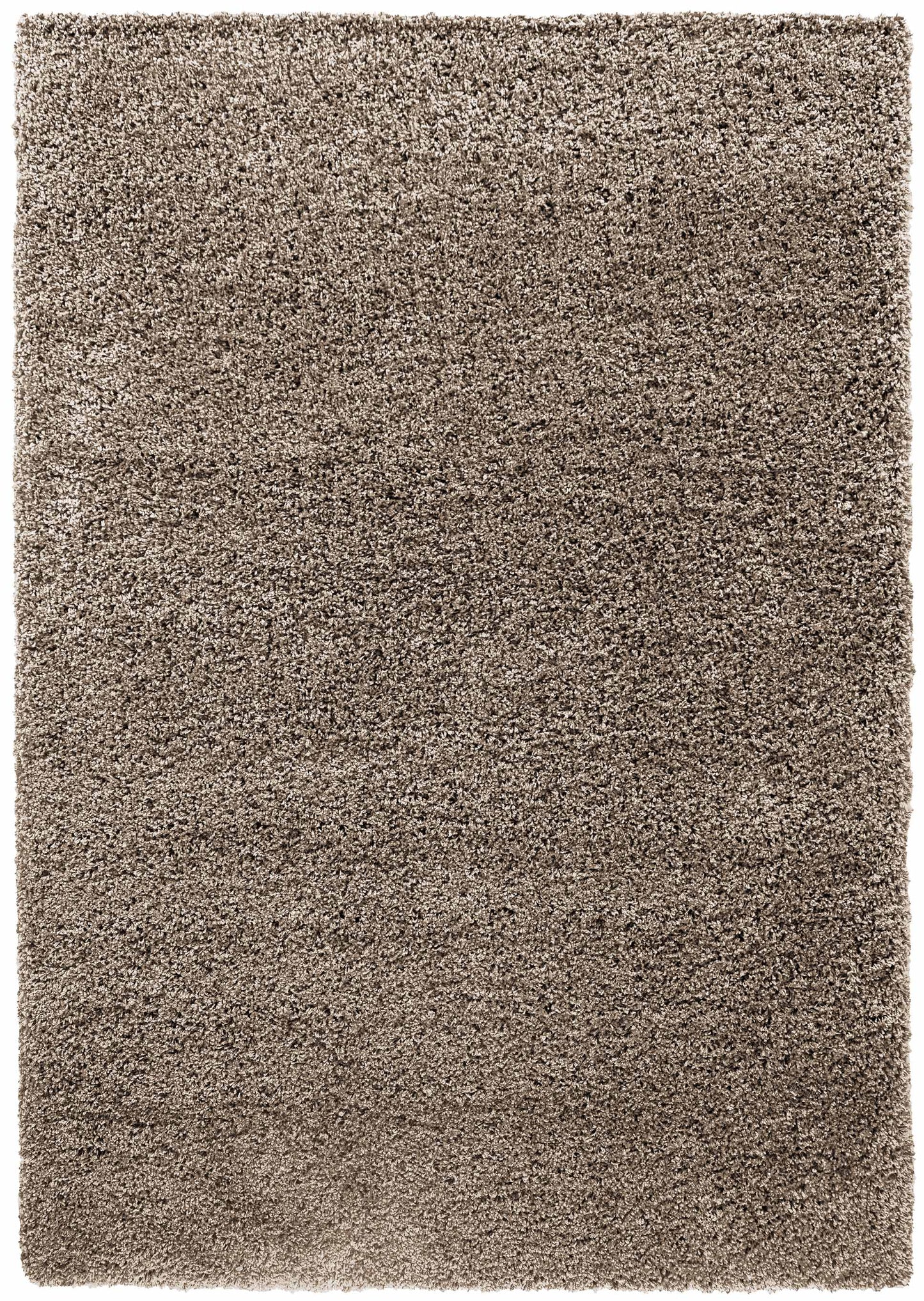 Light Beige Oxford shaggy rug, flat portrait view