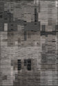 Dark Grey Mayfair Matrix metallic rug, flat portrait view
