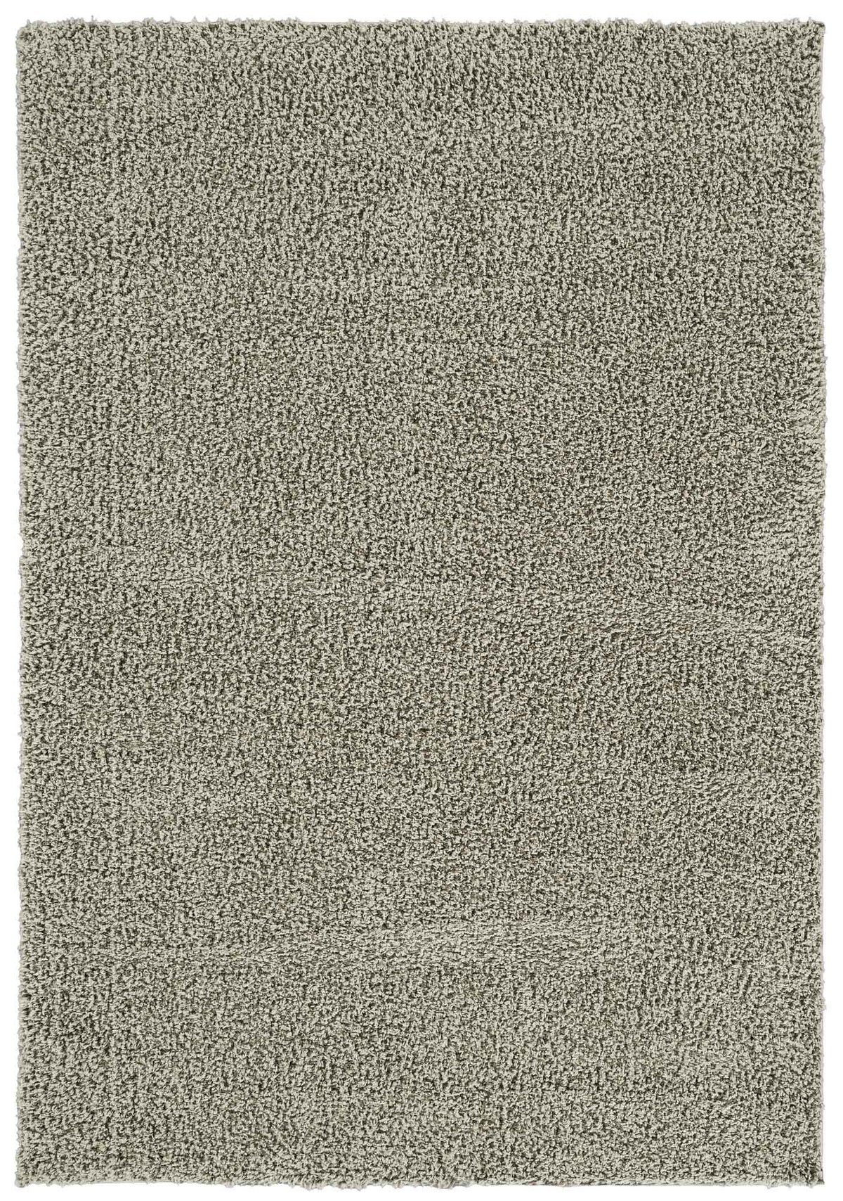 Sage Green Ainsley shaggy rug, flat portrait view