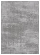 Dark Grey Comfy fluffy rug, flat portrait view
