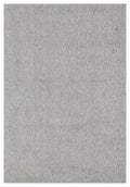 Grey Avior bobble rug, flat portrait view