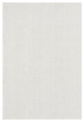 Cream Avior bobble rug, flat portrait view