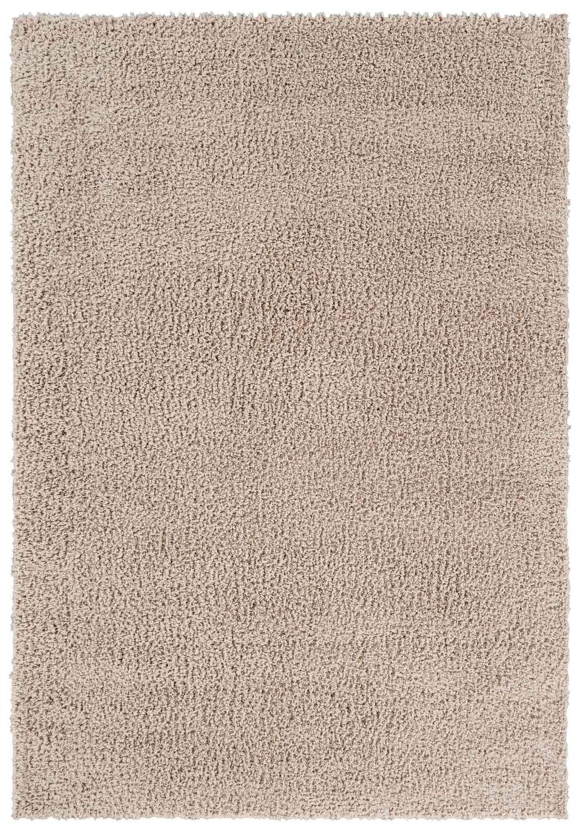 Light Beige Ainsley shaggy rug, flat portrait view
