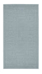 Silver Ivy Greek Key door mat, flat portrait view