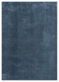 Navy Blue Comfy fluffy rug, flat portrait view