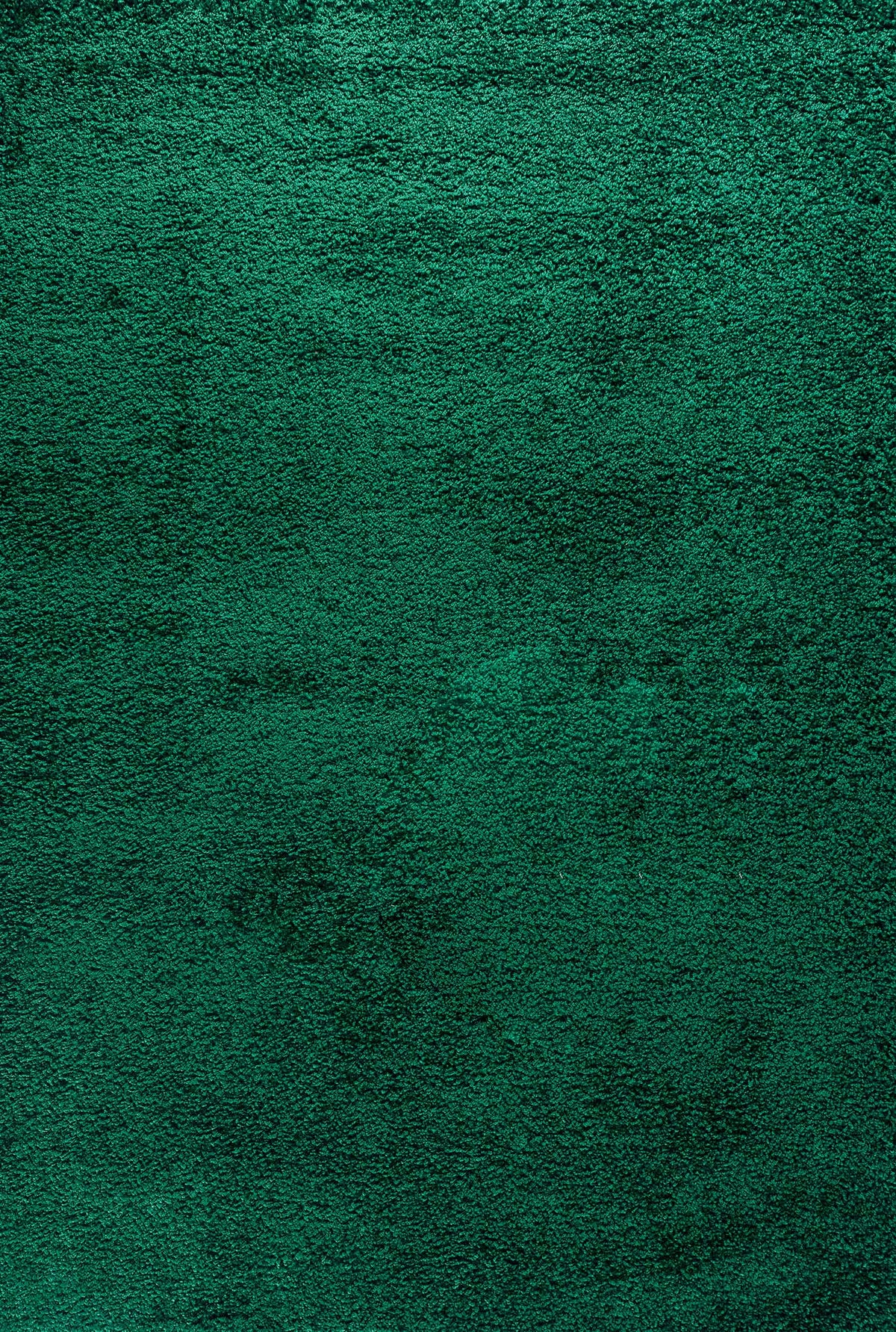 Emerald Green Oxford shaggy rug, flat portrait view