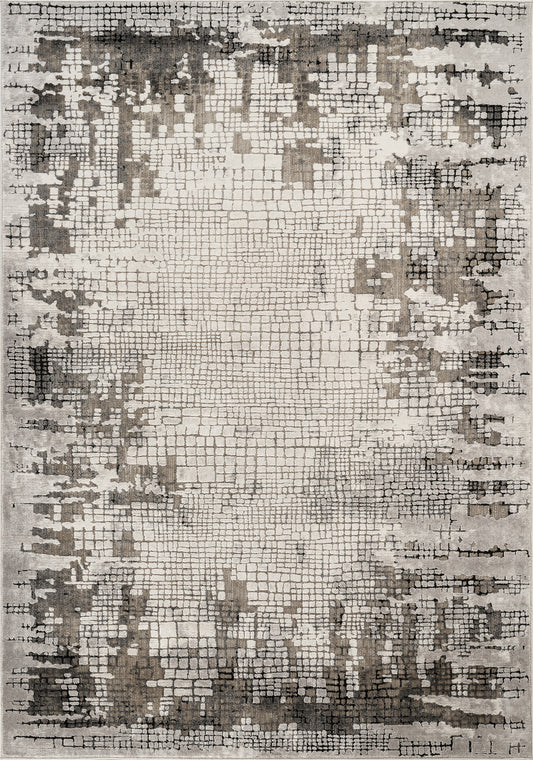 Mayfair Croc metallic rug, flat portrait view