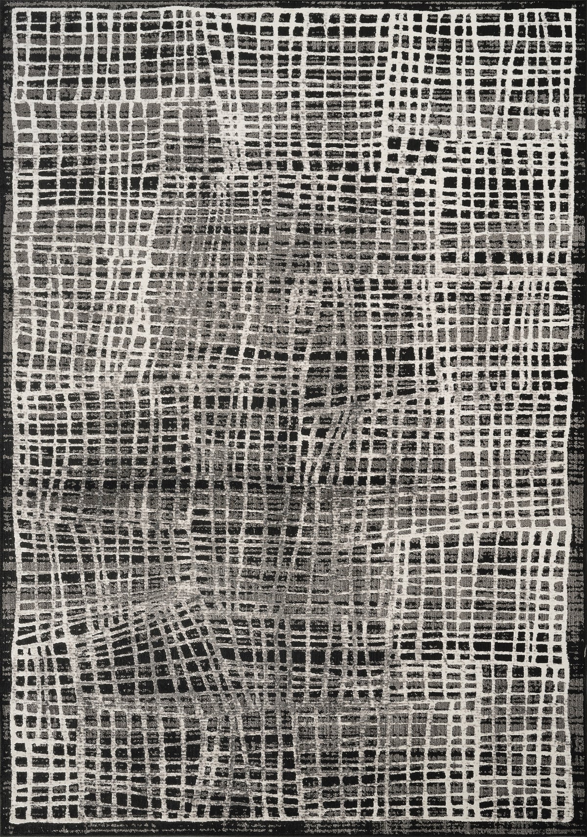 Mayfair Mesh metallic rug, flat portrait view