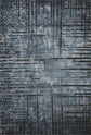 Navy Blue Belgravia Nexus metallic rug, flat portrait view