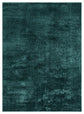 Emerald Green Comfy fluffy rug, flat portrait view