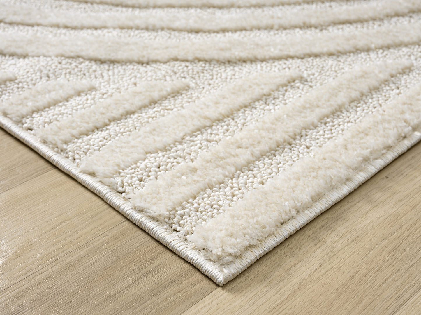 Isabella Cirque textured rug, styled view 4