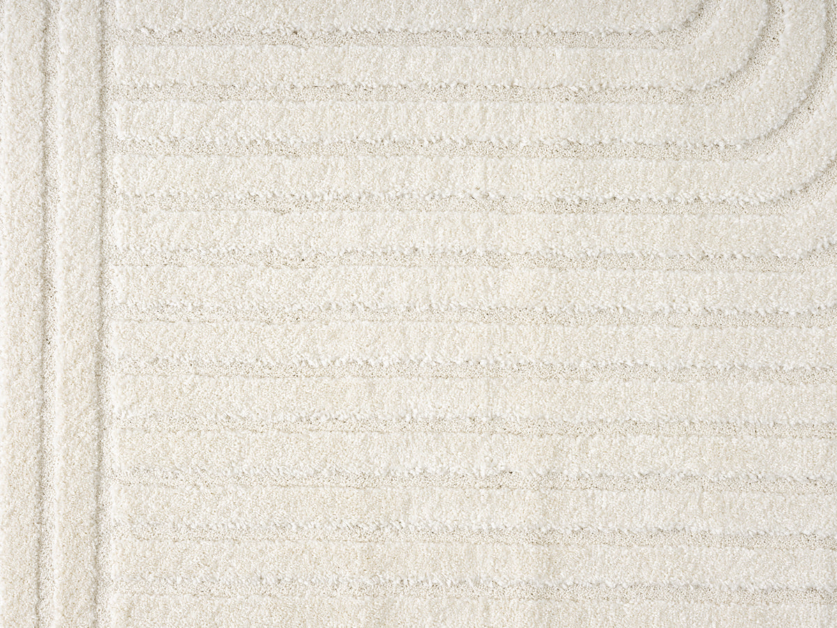 Aya Scandinavian Vertex modern rug, styled view 5