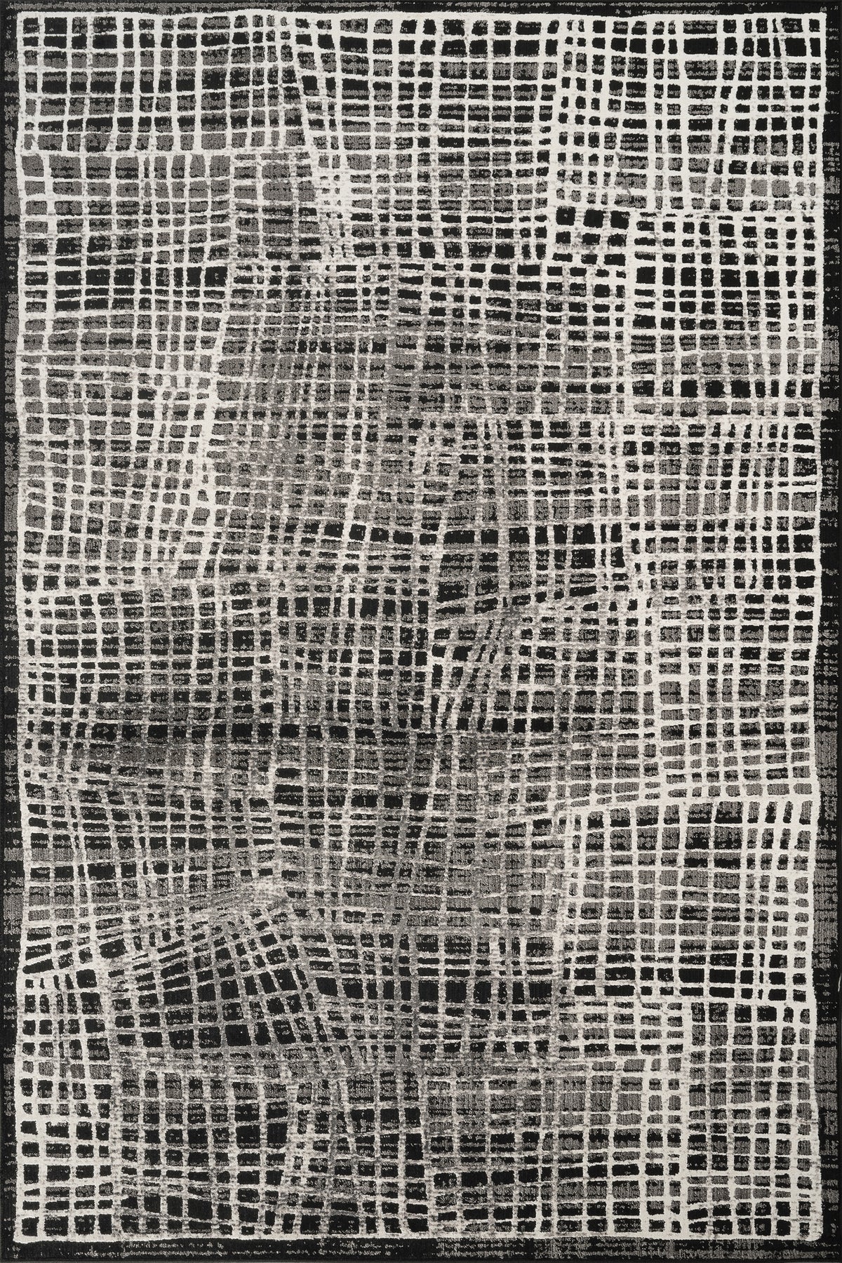 Mayfair Mesh metallic rug, styled view 2